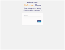 Tablet Screenshot of fieldstonnews.com